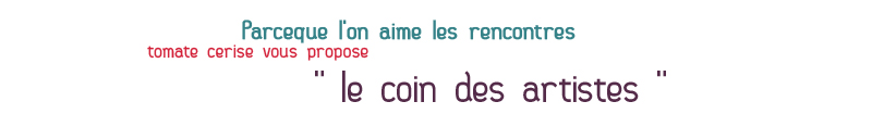 Le coin des artistes