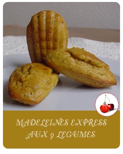 madeleines aux légumes