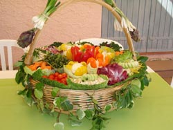 panier de légumes