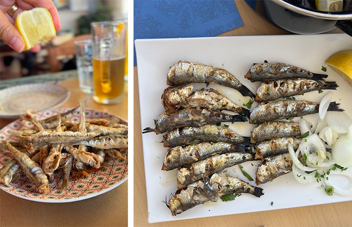 Sardines grillées 