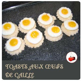 TOASTS AUX ŒUFS DE CAILLE