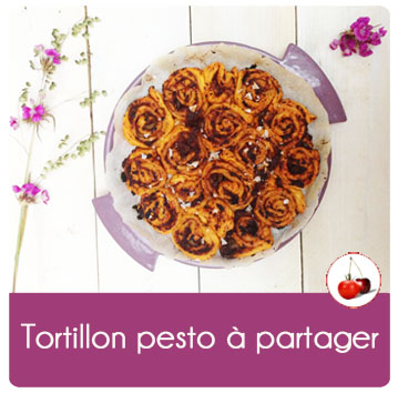 Tortillon pesto ou tapenade