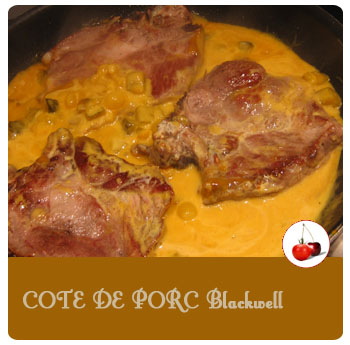Côte de porc Blackwell | Sauce piccalili