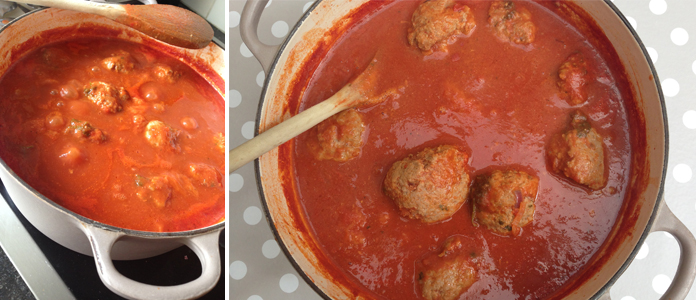 Boulettes à la sauce tomate