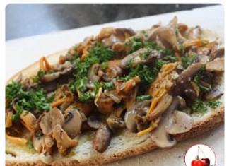 Super bruschetta aux champignons
