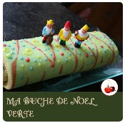 buche de noël verte