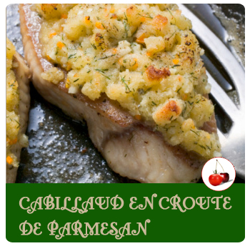 Cabillaud en croûte de parmessan