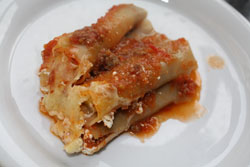 cannelloni à la vertical