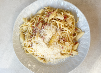 carbonara aux asperges