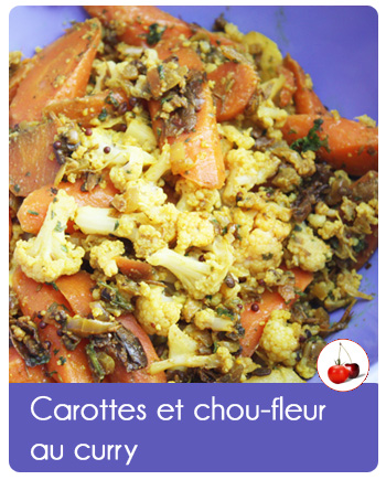 Recette carotte curry