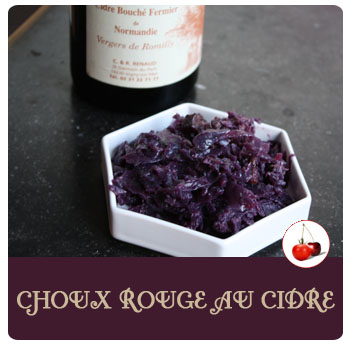 Choux rouge au cidre 