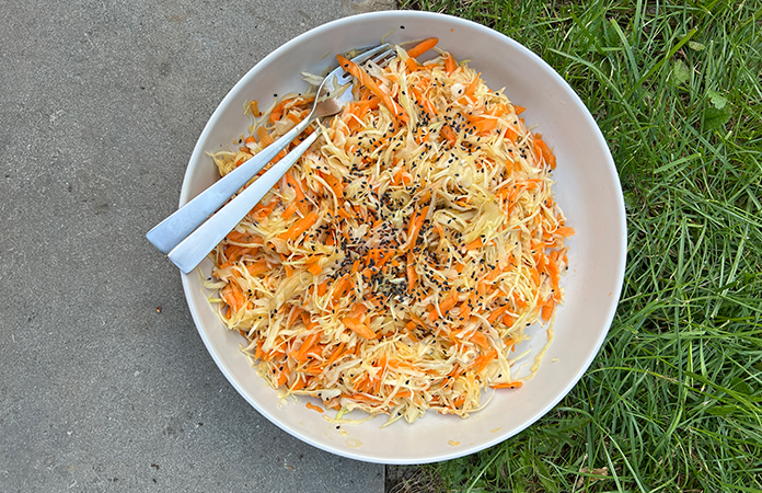 Coleslaw aux saveurs  d'Asie