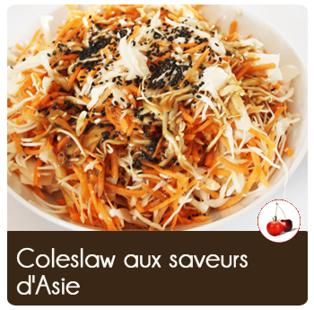 Coleslaw aux saveurs d’Asie