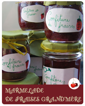 Confiture de fraises