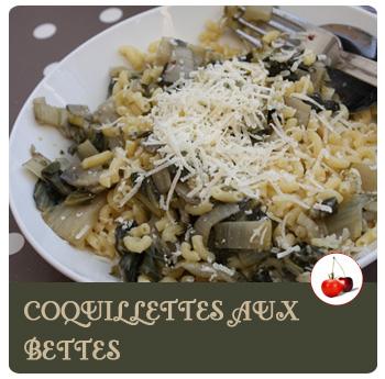 Coquillettes aux bettes