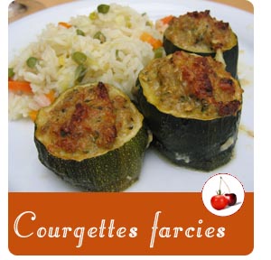 Courgettes farcies à la Grecque