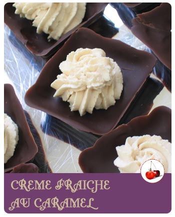 Crème fraiche au caramel