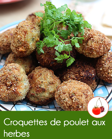 Croquettes de poulet aux herbes