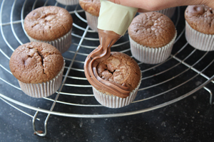 Cupcake au chocolat