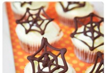 cupcake toile araignée recette Halloween