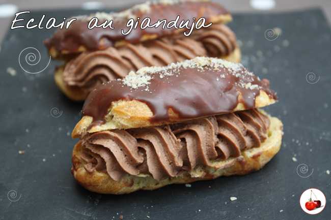 Eclair au gianduja