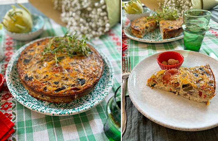 Gâteau à la ratatouille