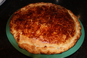 galette des rois pistaches framboises