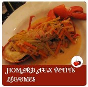 homard aux petits légumes