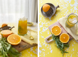 Jus de mandarine à l’estragon