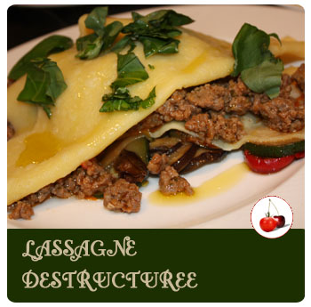 Lasagne déstructurée