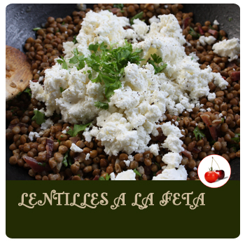 Lentilles à la feta | Une recette parfumée