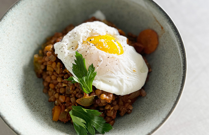 Lentilles au chorizo recette tomate-cerise