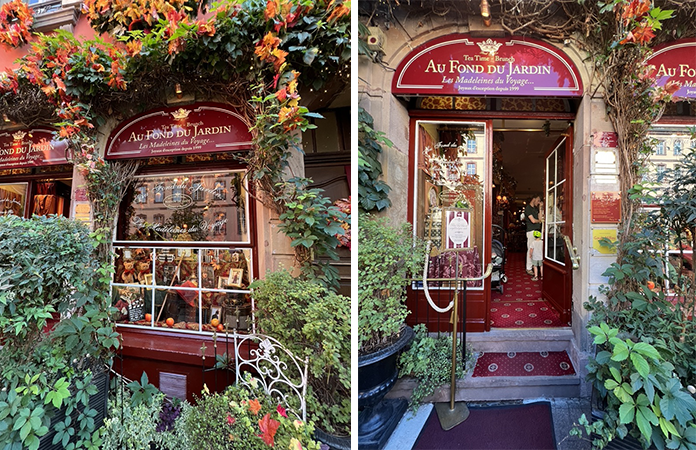 Au Fond du Jardin boutique madeleine Strasbourg vitrine