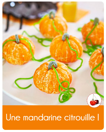 Une mandarine en citrouille ! 