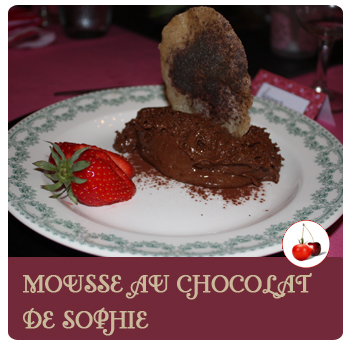 Mousse au chocolat de Sophie