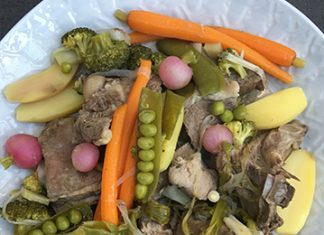 Navarin d'agneau aux légumes printaniers