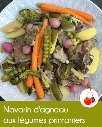 Navarin d'agneau aux légumes printaniers