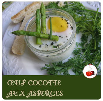 oeuf cocotte aux asperges