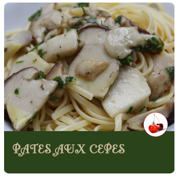 Pâtes aux cèpes