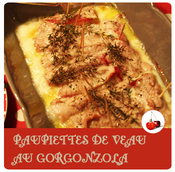 Paupiettes de veau gorgonzola | Une recette au fromage