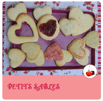 PETITS SABLES pour la Saint-Valentin