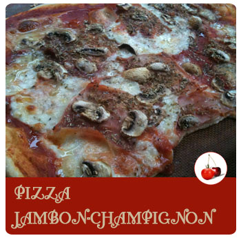 Pizza Regina ou jambon et champignons