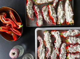 Poivrons farcis à la feta