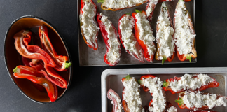 Poivrons farcis à la feta