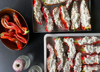 Poivrons farcis à la feta