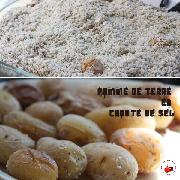 Pomme de terre en croute de sel