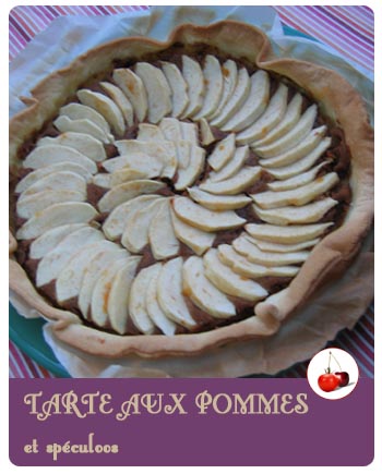 TARTE AUX POMMES ET SPÉCULOOS