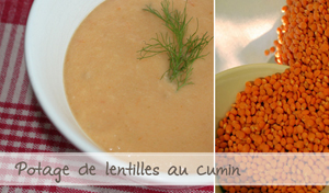 Soupe de lentilles au cumin