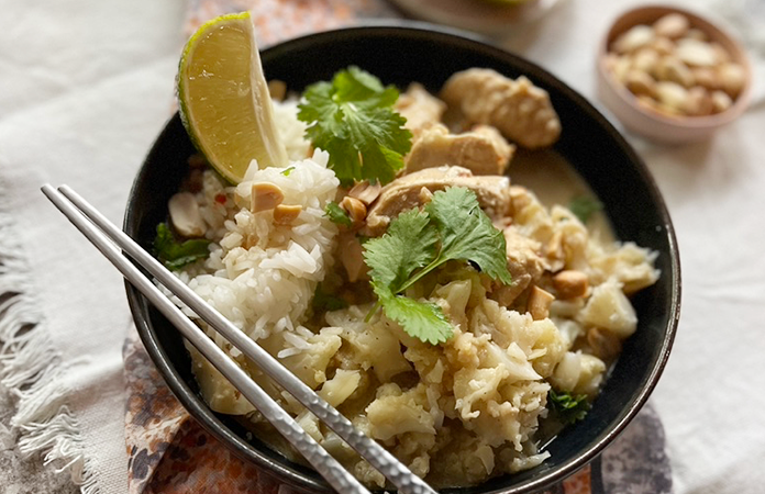 Poulet aux cacahouètes | Une recette épicées