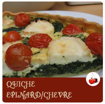 Quiche épinards et chèvre